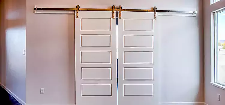 Glass Barn Door with Installation Hardware Kit Saint John